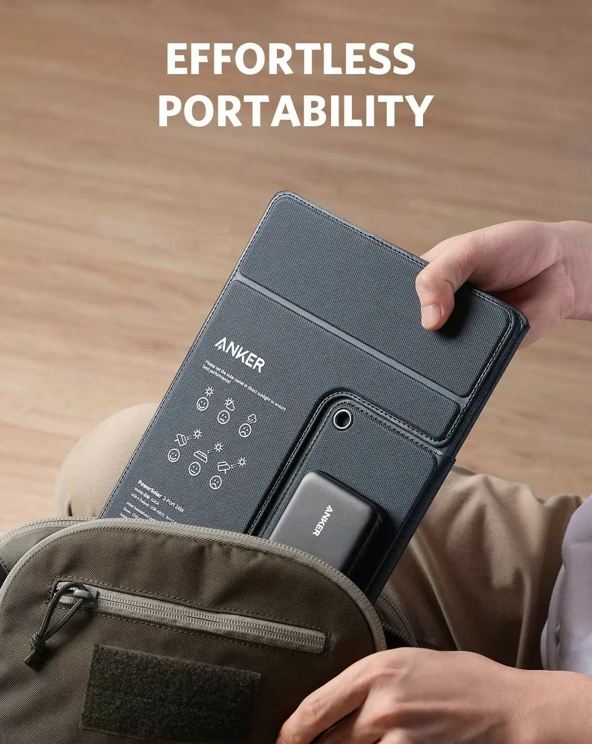 Anker PowerSolar 24W 3-Port Monocrystal Solar punjač