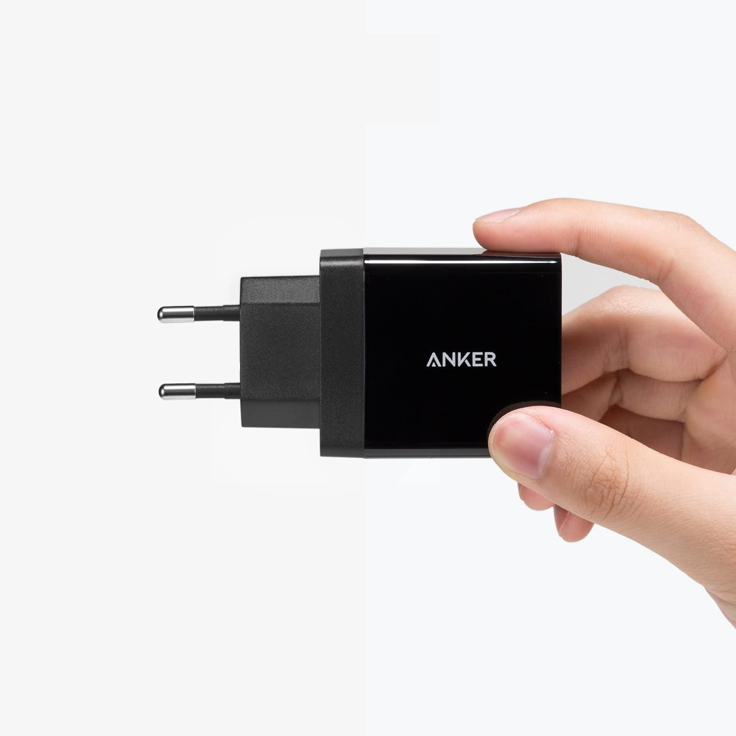 Anker 24W 2-Port USB Charger EU Black