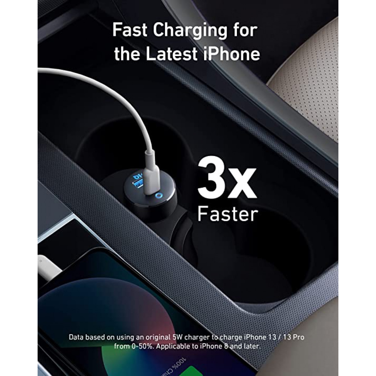 Anker PowerDrive PD+2 32W(20W+12W) auto punjač