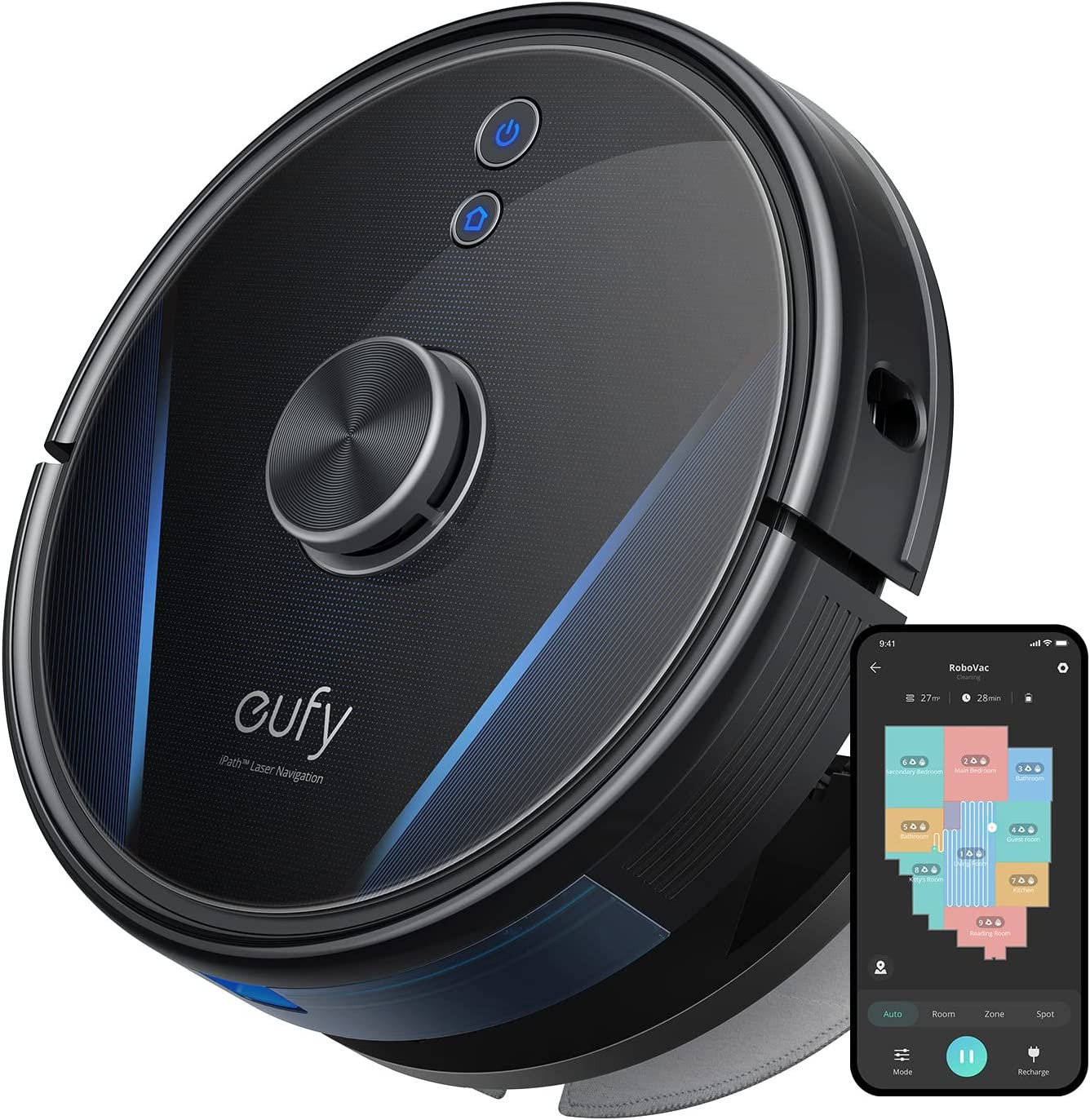 Anker Eufy RoboVac LR30 Hybrid Vacuum Cleaner Black