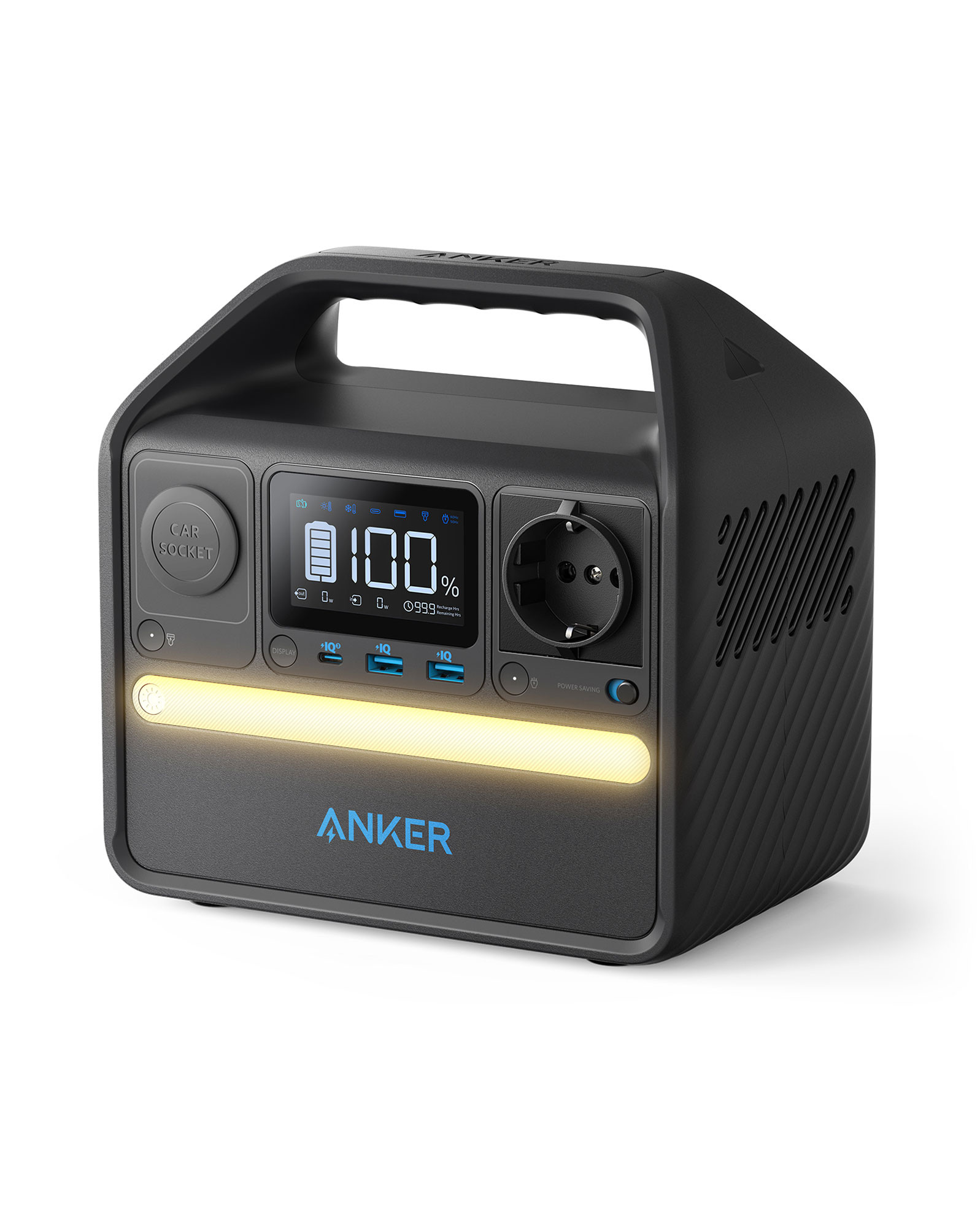 Anker 521 Portable Power Station (PowerHouse 256Wh) Black