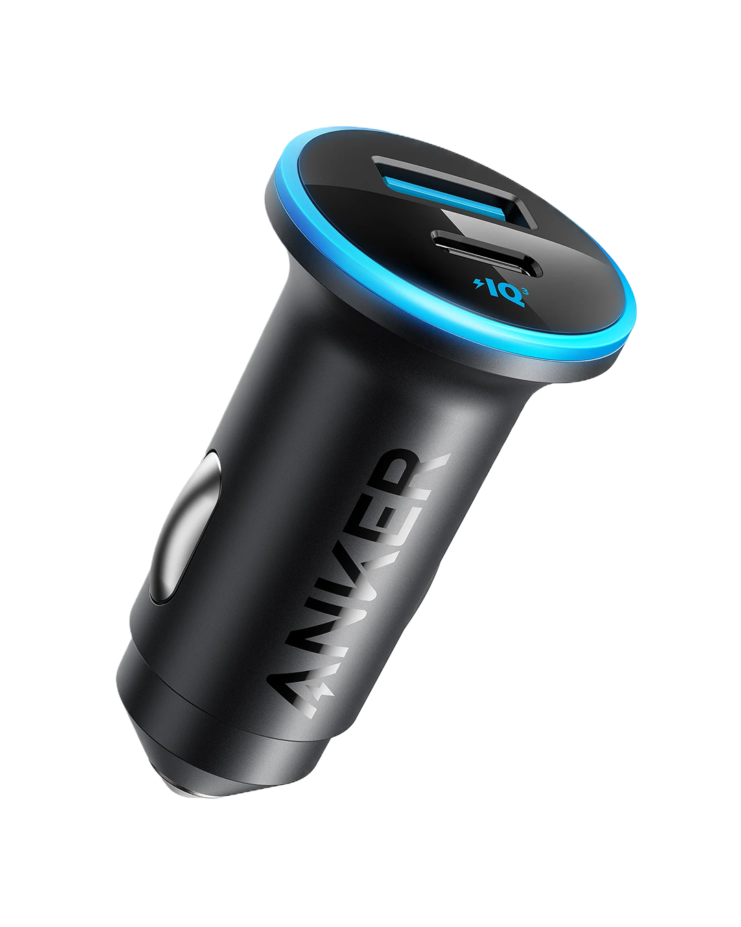 Anker 323 Car Charger (52.5W) Black, USB-A - 22.5W Charging, USB-C - 30W Charging