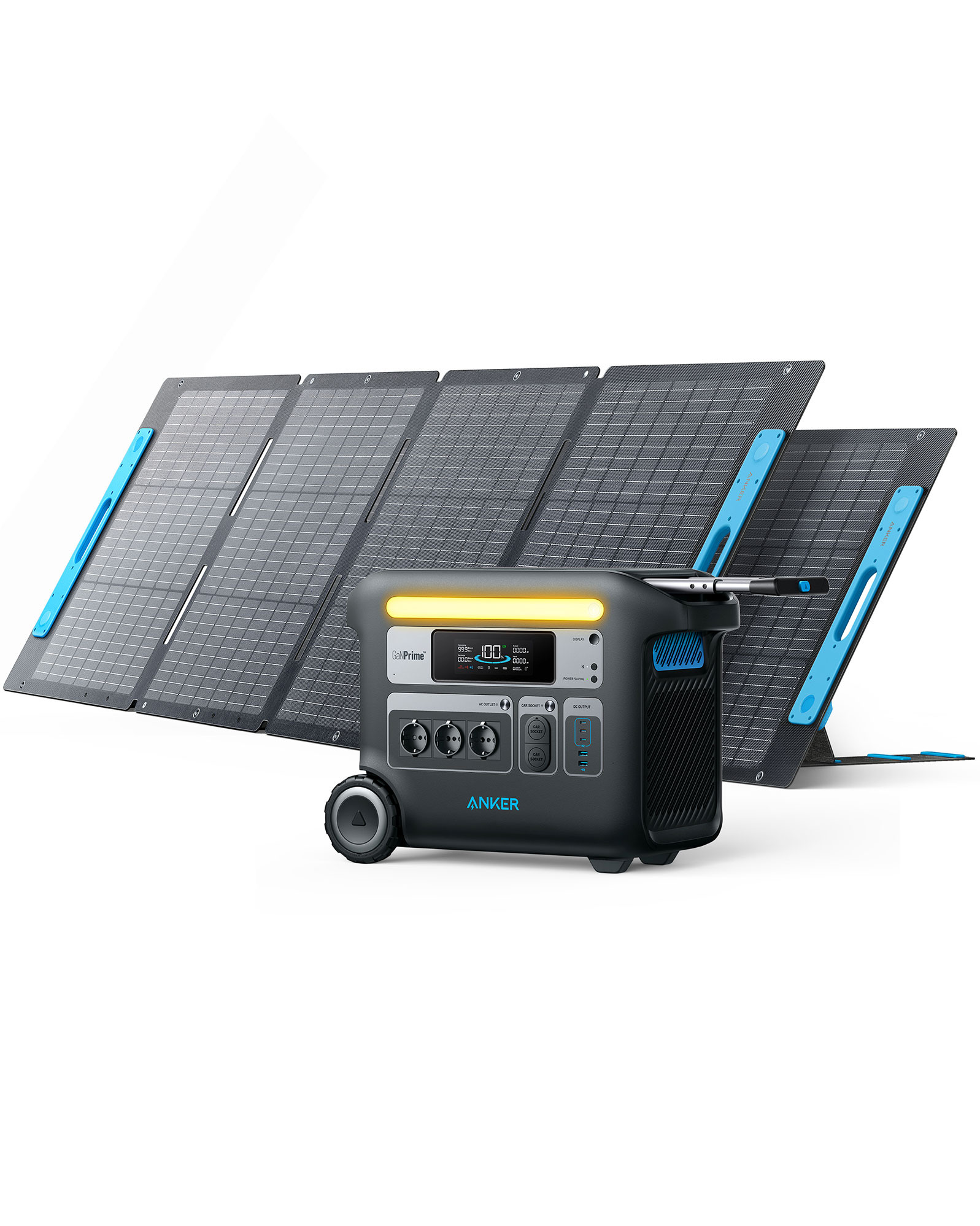 Anker 767 Portable Power Station (PowerHouse 2048Wh) + Anker 531 Solar Panel (200W)