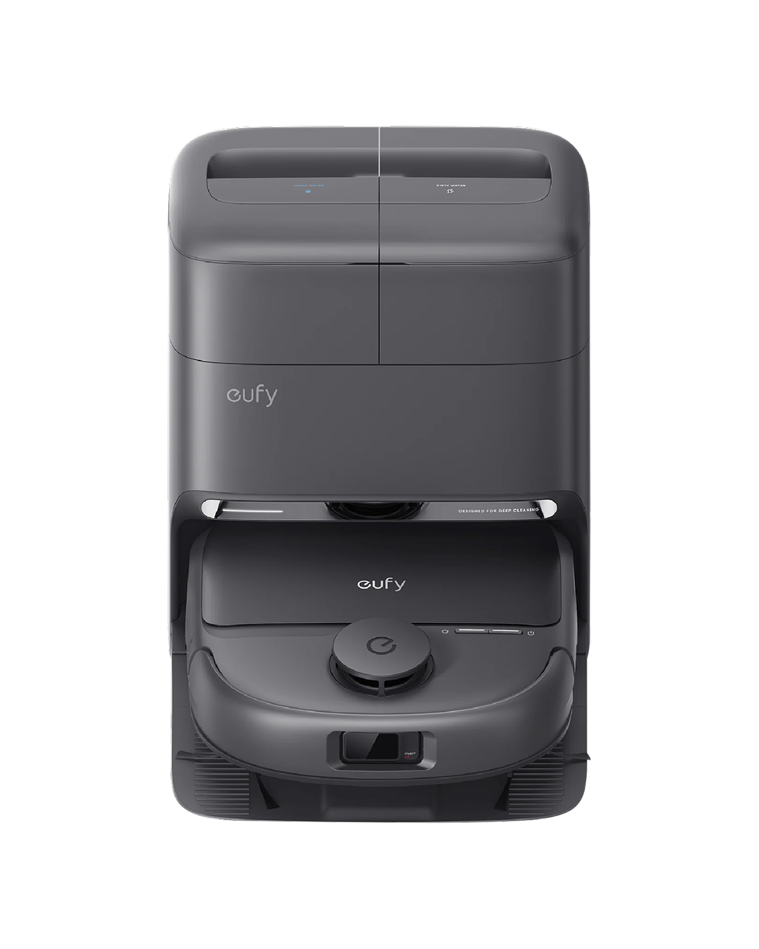 Anker, Eufy Robot Vacuum Omni C28 Black, 15.000 Pa Cleaning Power, HydroJet Self-Cleaning 27cm Roller Mop, Automatic Mop Lifting, 0% Hair Tangling, 50C Mop Drying