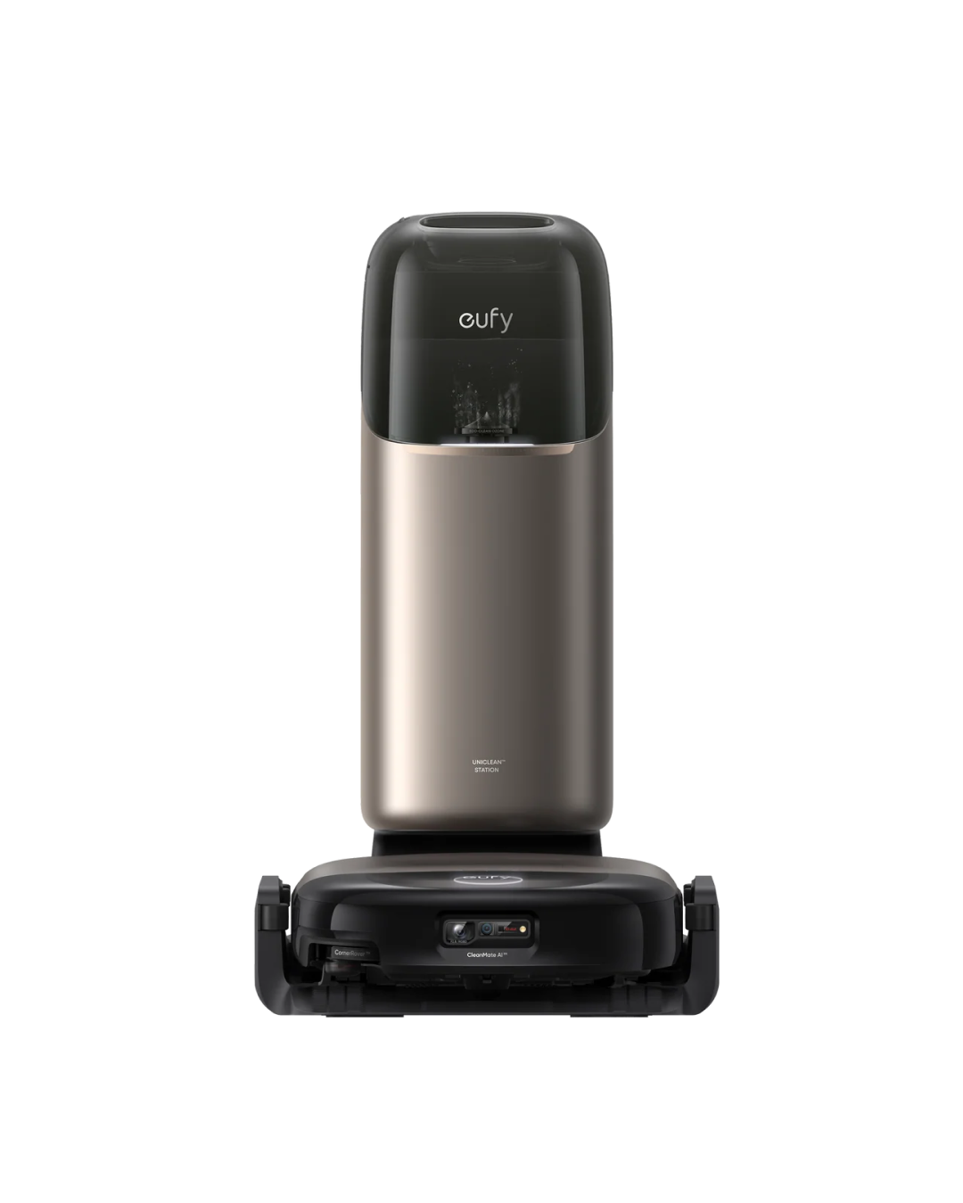 Anker, Eufy Robot Vacuum Omni S2, 30.000Pa Suction Power, HydroJet 2.0 Self-Cleaning Roller Mop, Electrolyzed Water for 99.99% Sterilization, Automatic Mop Lifting, 0% Hair Tangling with DuoS