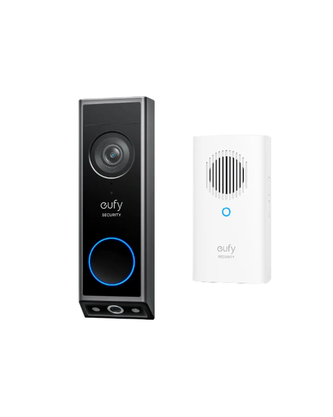 Anker, Eufy Video Doorbell E340 With Chime Black, 2 Cameras, 2K, FHD