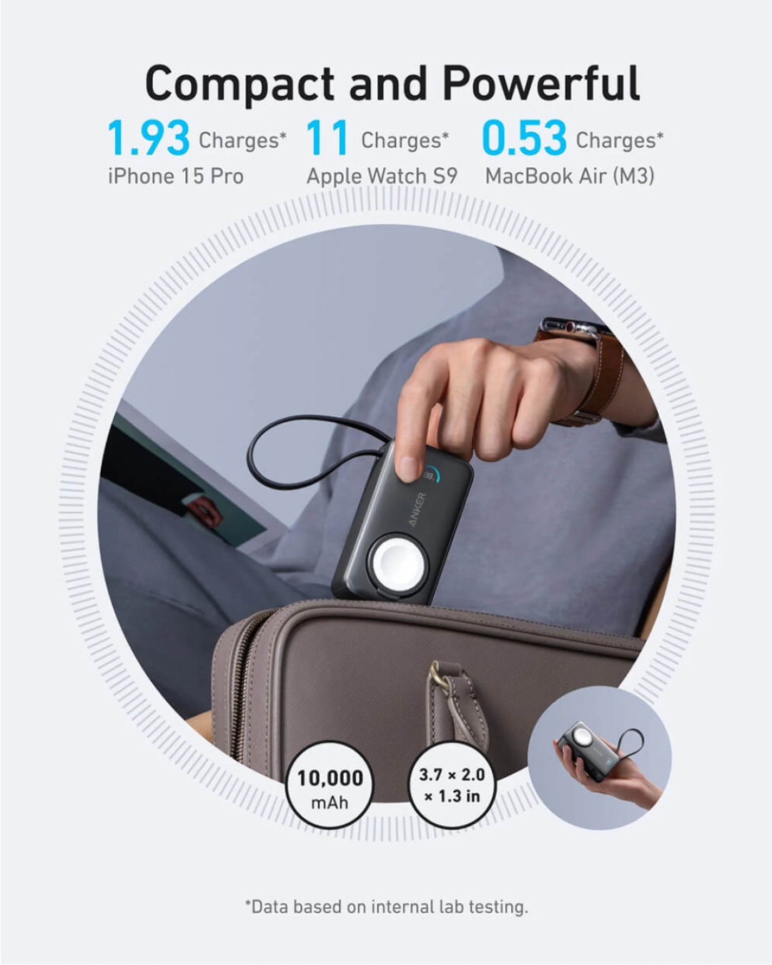 Anker MagGo Power Bank 10K 35W For Apple Watch