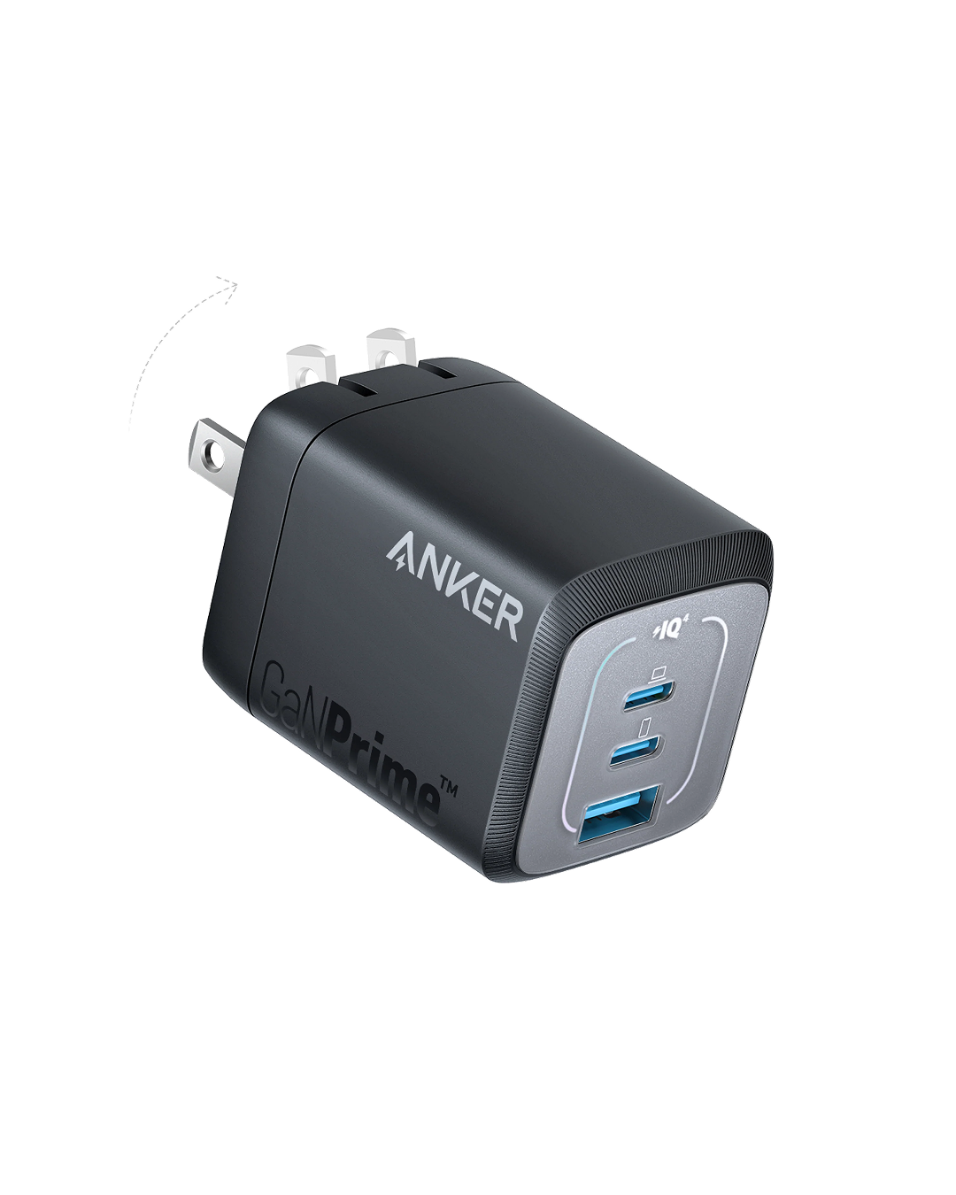 Anker Prime 67W GaN Wall Charger (3 Ports) Black