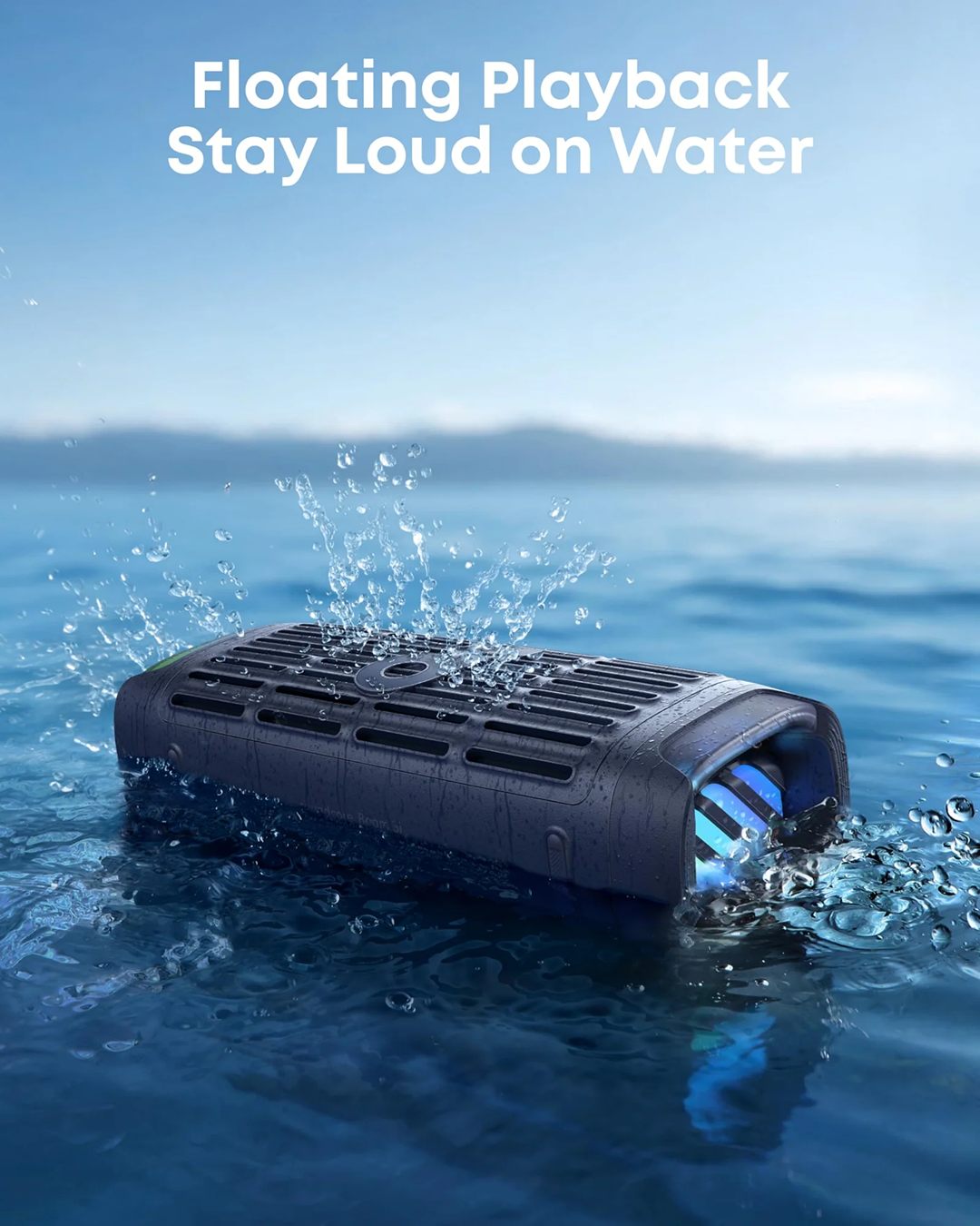Anker, Soundcore Boom 3i Blue, IP68 Dust and Waterproof, 16Hrs Playtime, 5x Saltwater-Resistant