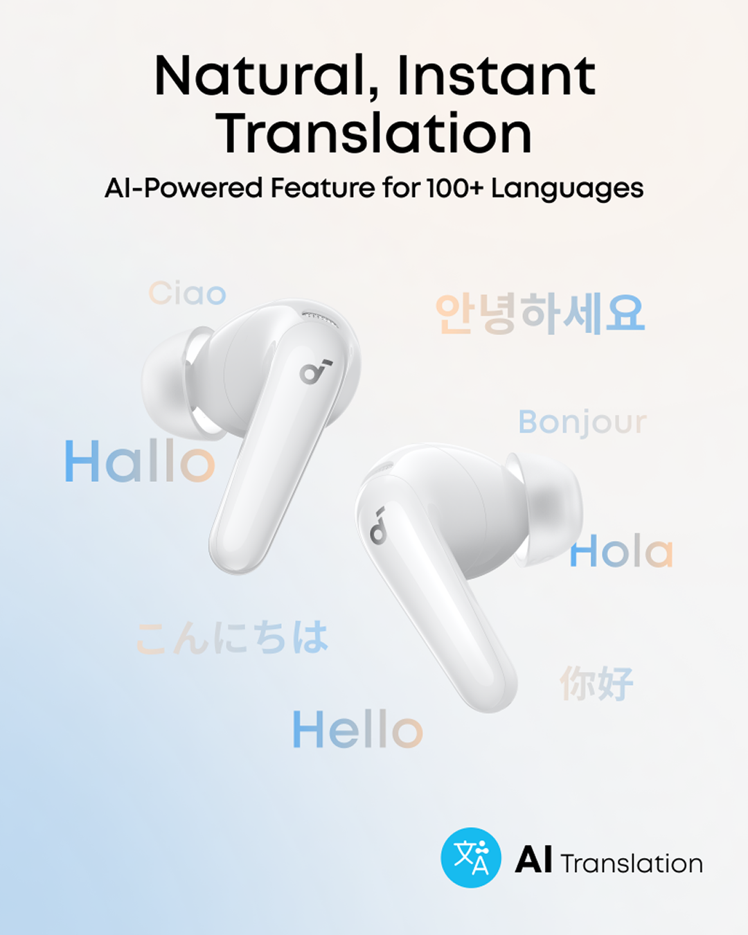 Anker, Soundcore Headphones R60i NC White