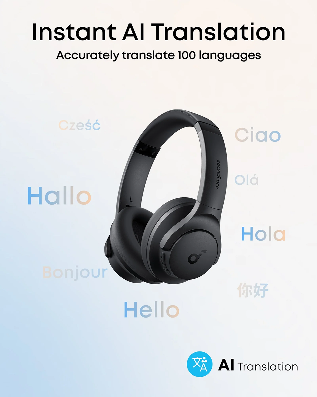 Anker, Soundcore Headset Q20i Black