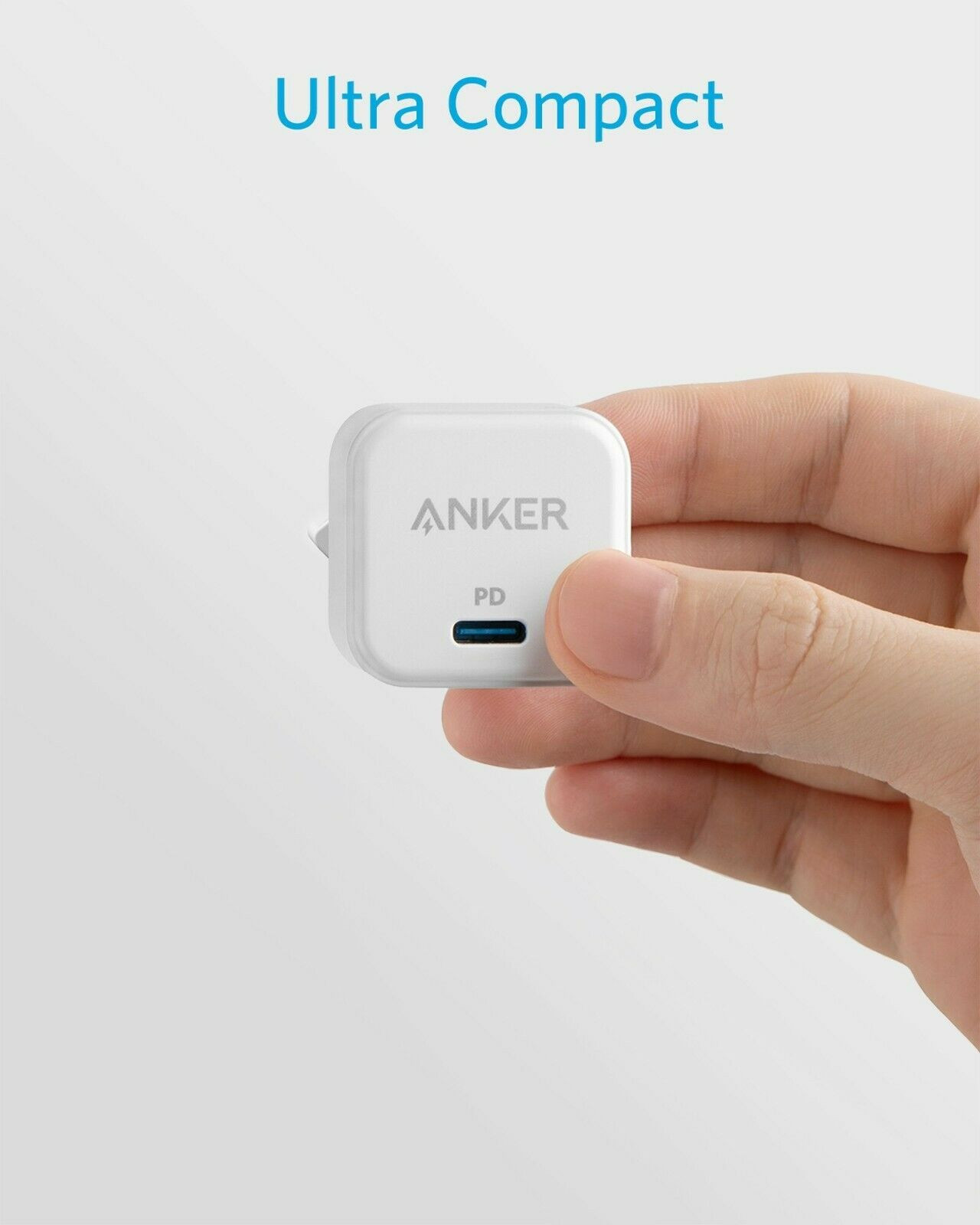 Anker PowerPort III 20W Cube USB-C Charger White